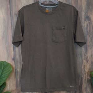 Noble Outfitter Olive Short Sleeve Full Flex The Best Dang Work Tee M       M623